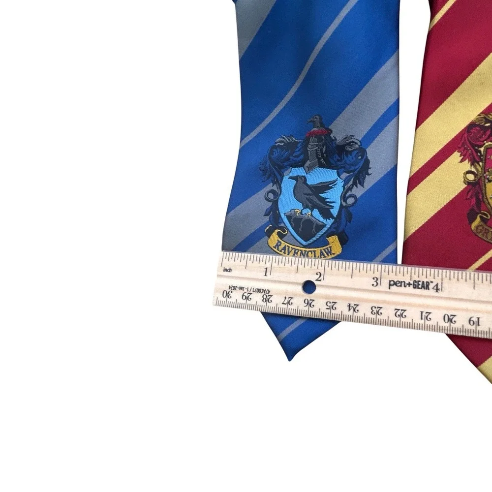 Harry Potter Set Of 2 Neckties Gryffindor Ravenclaw 54